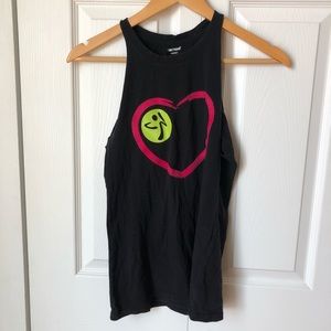 zumba black tank top